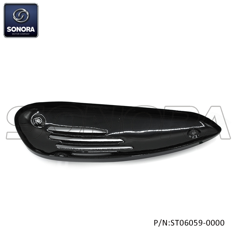 Exhaust heat fender for ZN50QT-30A glossy black (P/N:ST06059-0000) Top Quality