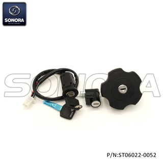 QINGQI QM125GY-2B Ignition lock set (P/N:ST06022-0052) Top Quality