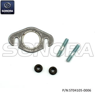 Minarelli 2T Exhaust gasket with studs and nuts(P/N:ST04105-0006) top quality