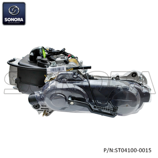 Complete engine GY6 50 Euro4 12 inch (long shaft) (P/N:ST04100-0015) Top quality
