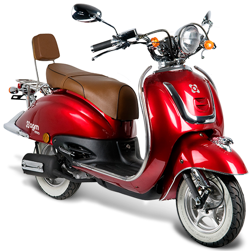 AGM RETRO PIMSTYLE 50cc Euro4 SCOOTER BODY KIT ENGINE PARTS COMPLETE