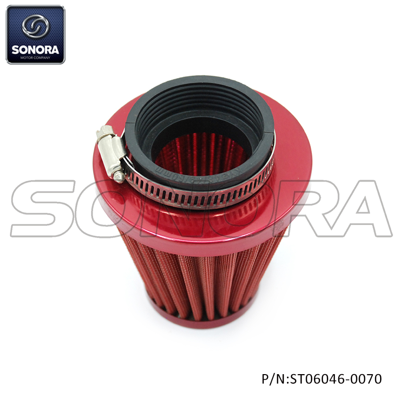 Air filter Power 48-50mm carburetor connection red(P/N:ST06046-0070 ） Top Quality 