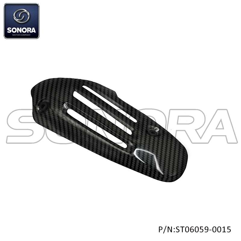 Heat shield protector Vespa Primavera Sprint Carbon look (P/N:ST06059-0015) Top Quality