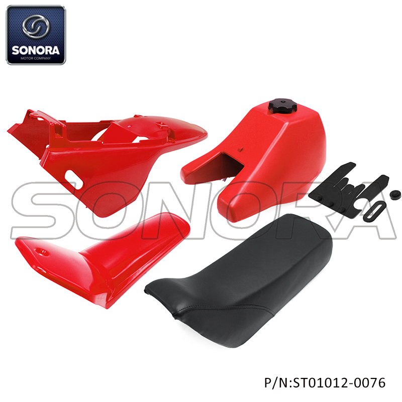 PW80 Fairing kit Red（P/N:ST01012-0076） Top Quality