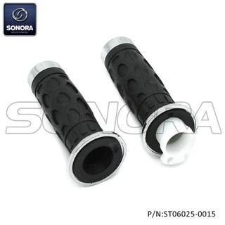 SCOOTER GRIP SET WITH THROTTLE TUBE 78 FITS MOST 50-250CC SCOOTERS(P/N:ST06025-0015) Top Quality