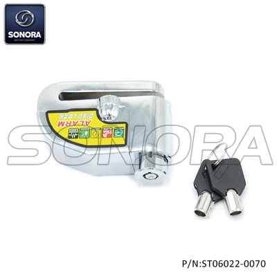 Disc brake lock alarm chrome 5mm (P/N:ST06022-0070) Top Quality