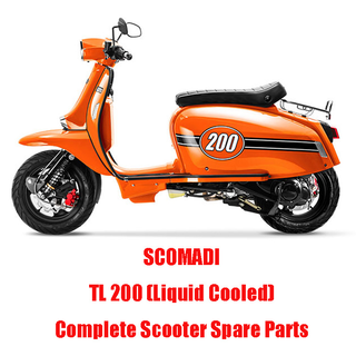 SCOMADI TL200 Liquid Cooled Scooter Engine Parts Complete Scooter Spare Parts Original Quality