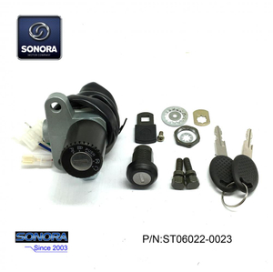 Derbi Senda 3 Wires Lock Set (P/N:ST06022-0023) Top Quality