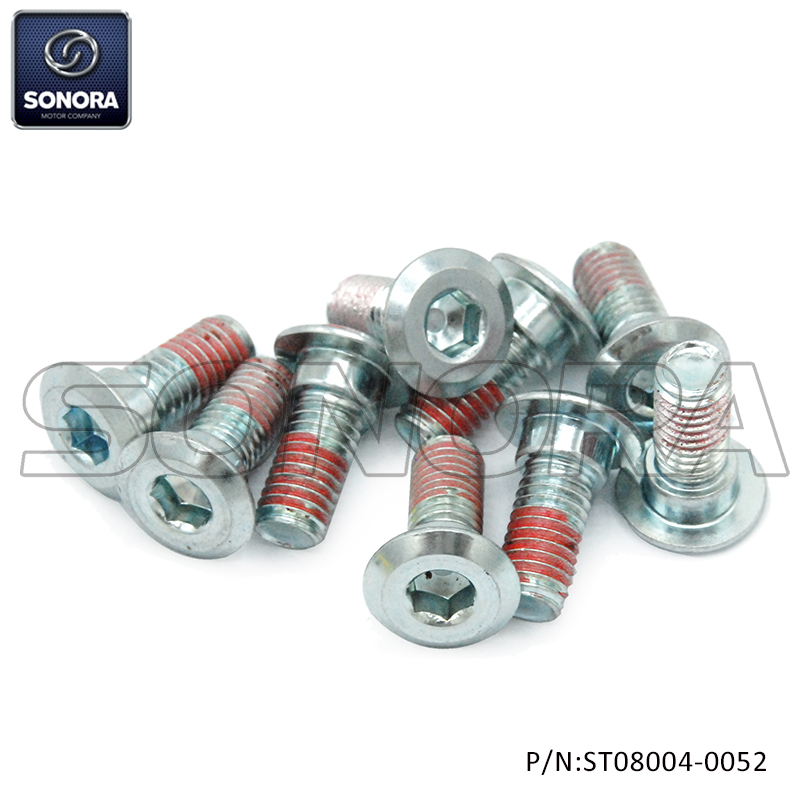 Front Rear Brake Disc Bolt M8 X 20mm（P/N:ST08004-0052) Top Quality