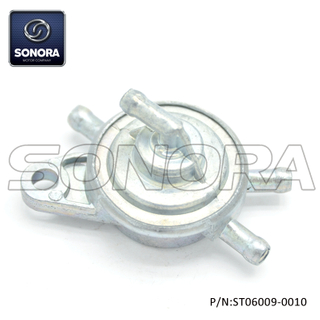 Fuel Tap GY6 50 139QMA 139QMB 4 Connections (P/N:ST06009-0010) Top Quality